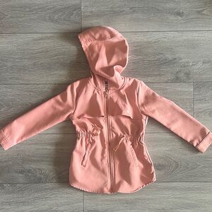 Kids Pink Hooded Jacket